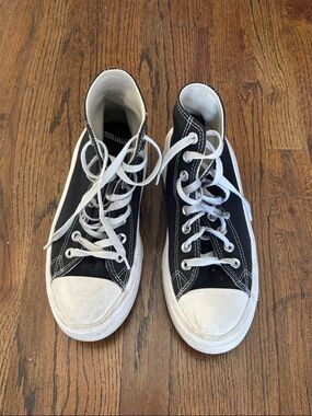 Converse Black & White Low-Top Canvas Sneakers